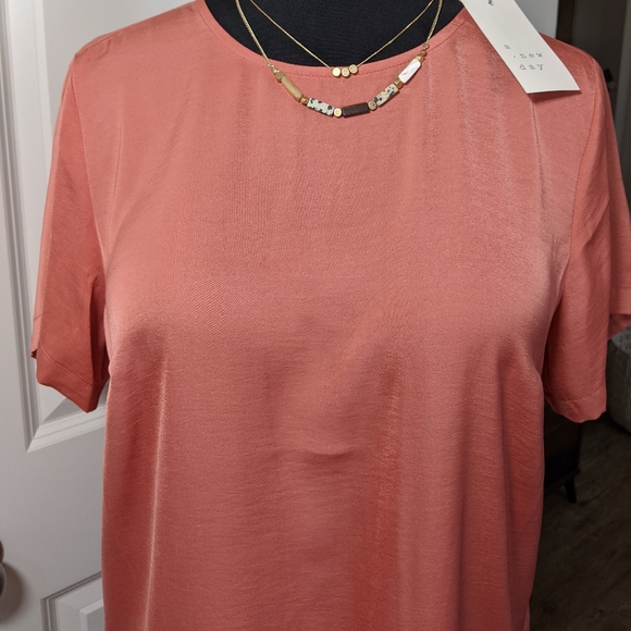 NWT A New Day Satin Style Top - Picture 4 of 6
